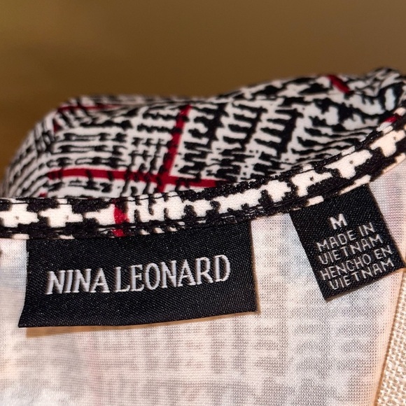 Nina Leonard plaid Bell Bubble dress Super cute!Size M. EUC - Picture 7 of 9